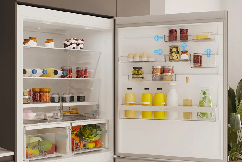flexDoor ile buzdolabını ihtiyaçlarına göre kişiselleştir.