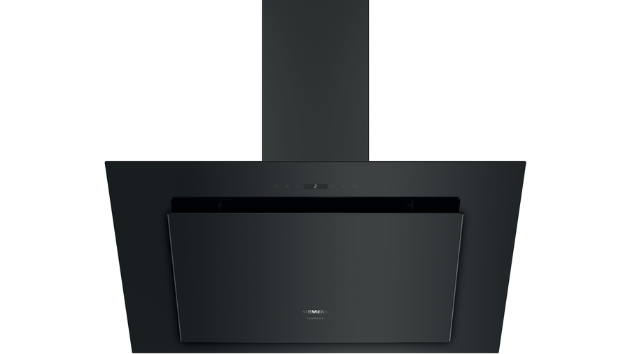 iQ500 Duvar Tipi Davlumbaz 90 cm Siyah Cam