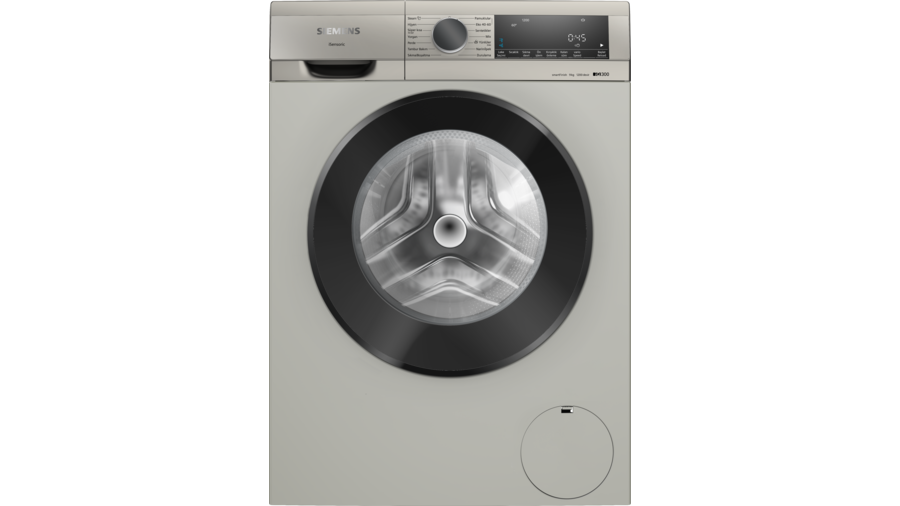 iQ300 Çamaşır Makinesi 9 kg 1200 dev./dak., Gümüş