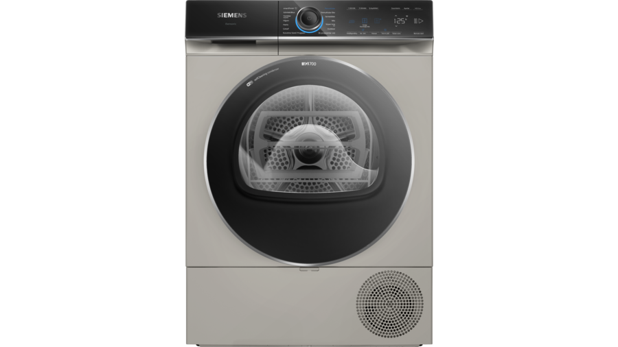 iQ700 Isı Pompalı Kurutma Makinesi 9 kg Gümüş