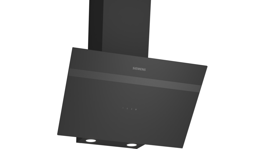 iQ100 Duvar Tipi Davlumbaz 60 cm Siyah Cam, Siyah