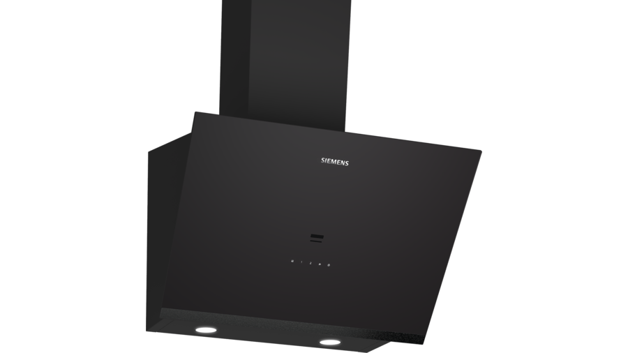iQ500 Duvar Tipi Davlumbaz 60 cm Siyah Cam, Siyah
