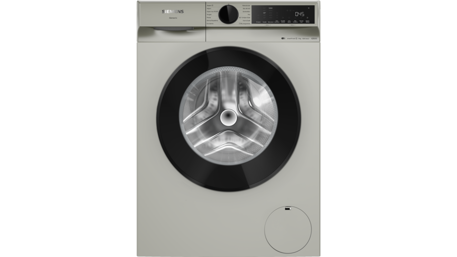 iQ500 Çamaşır Makinesi 9 kg maks. 1200 dev./dak., Gümüş