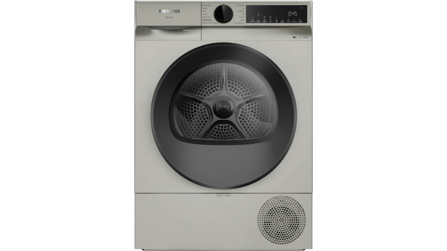 iQ500 Isı Pompalı Kurutma Makinesi 9 kg Gümüş